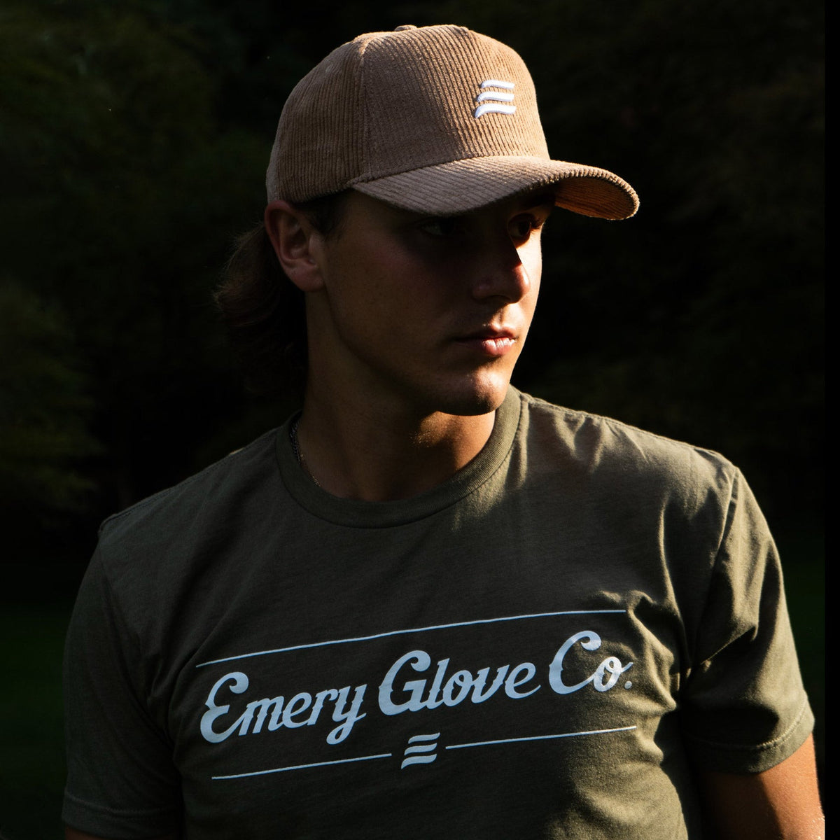 Army Green Headline Tee