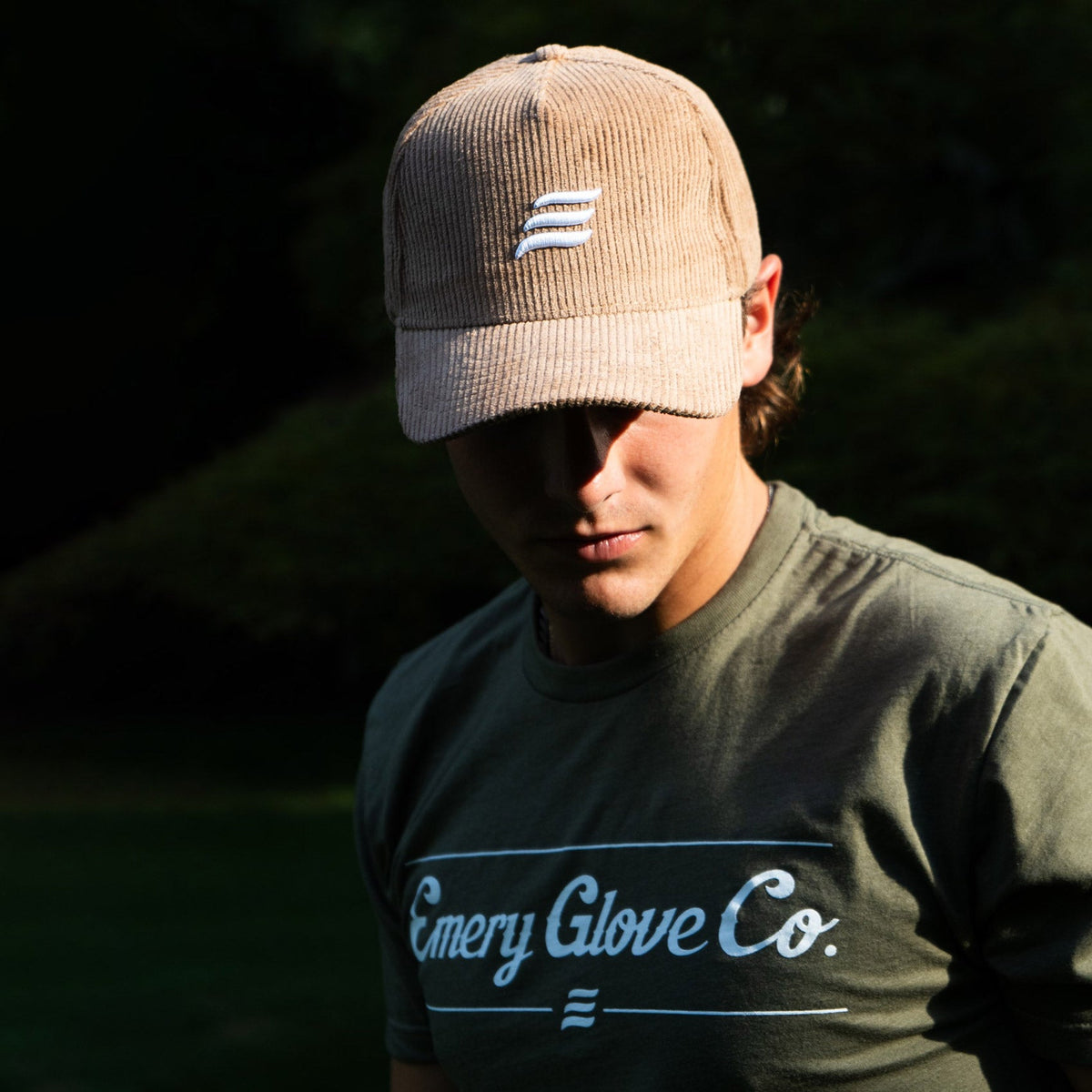 Army Green Headline Tee