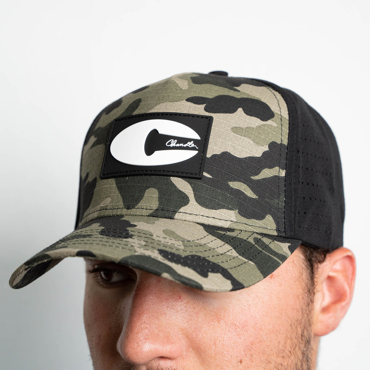 Camo Laser Mesh Snapback