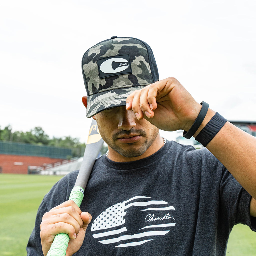 Camo Laser Mesh Snapback