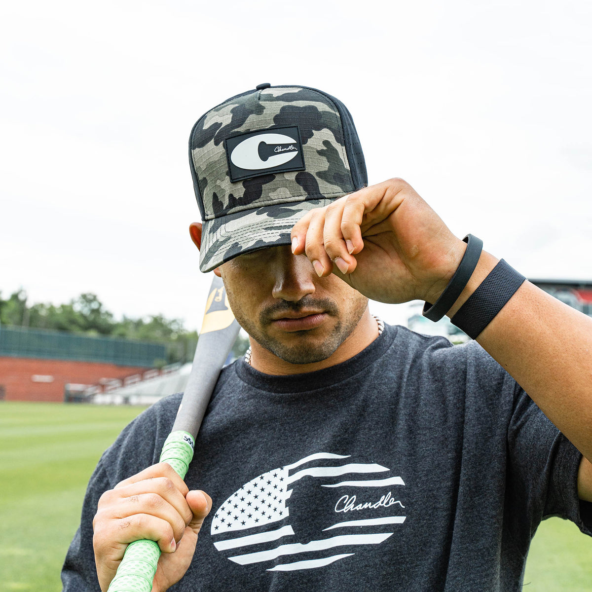 Camo Laser Mesh Snapback