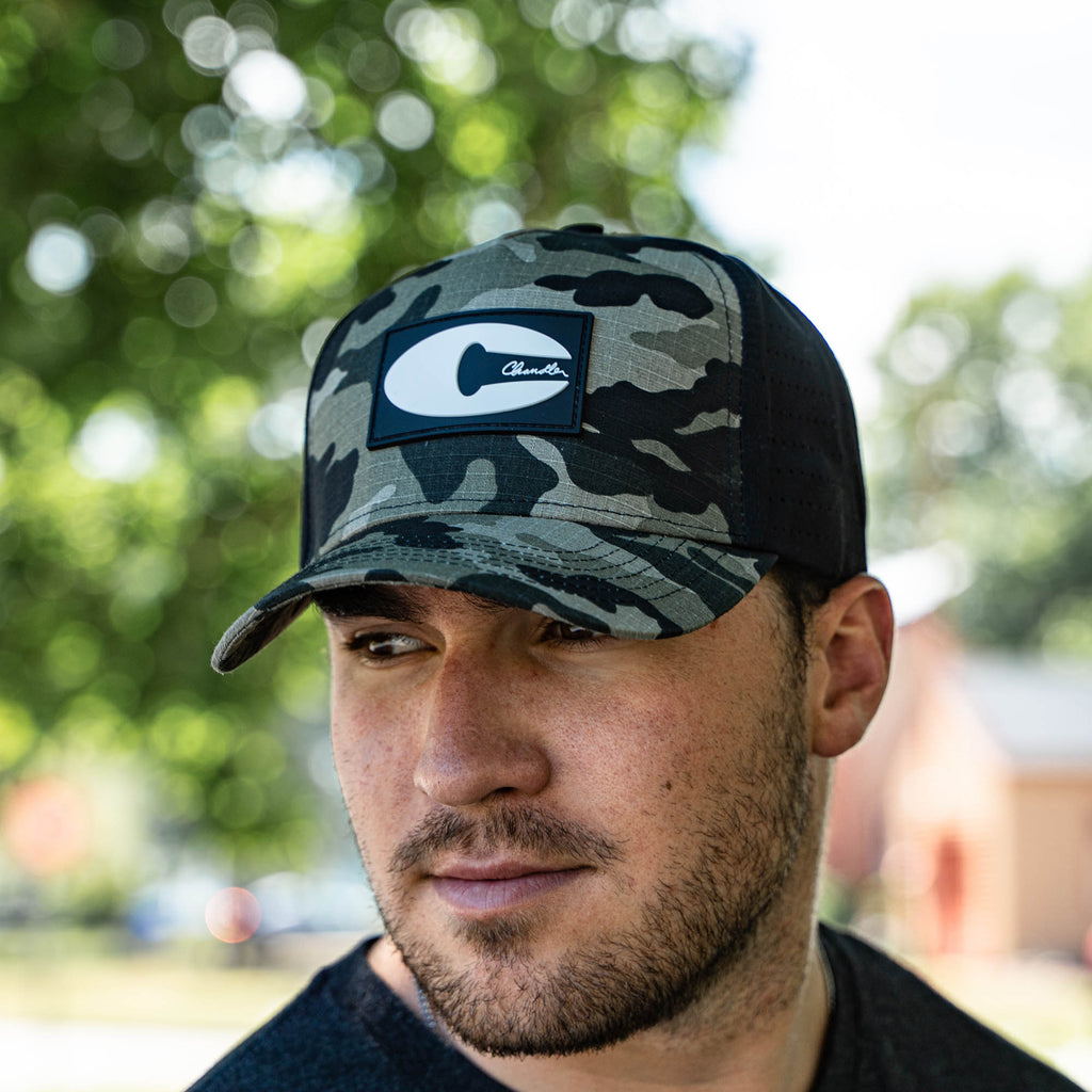 Camo Laser Mesh Snapback