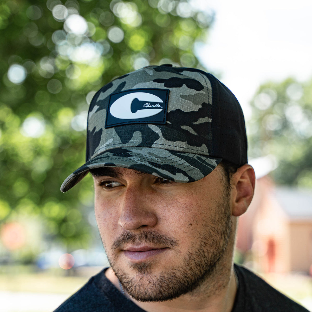 Camo Laser Mesh Snapback