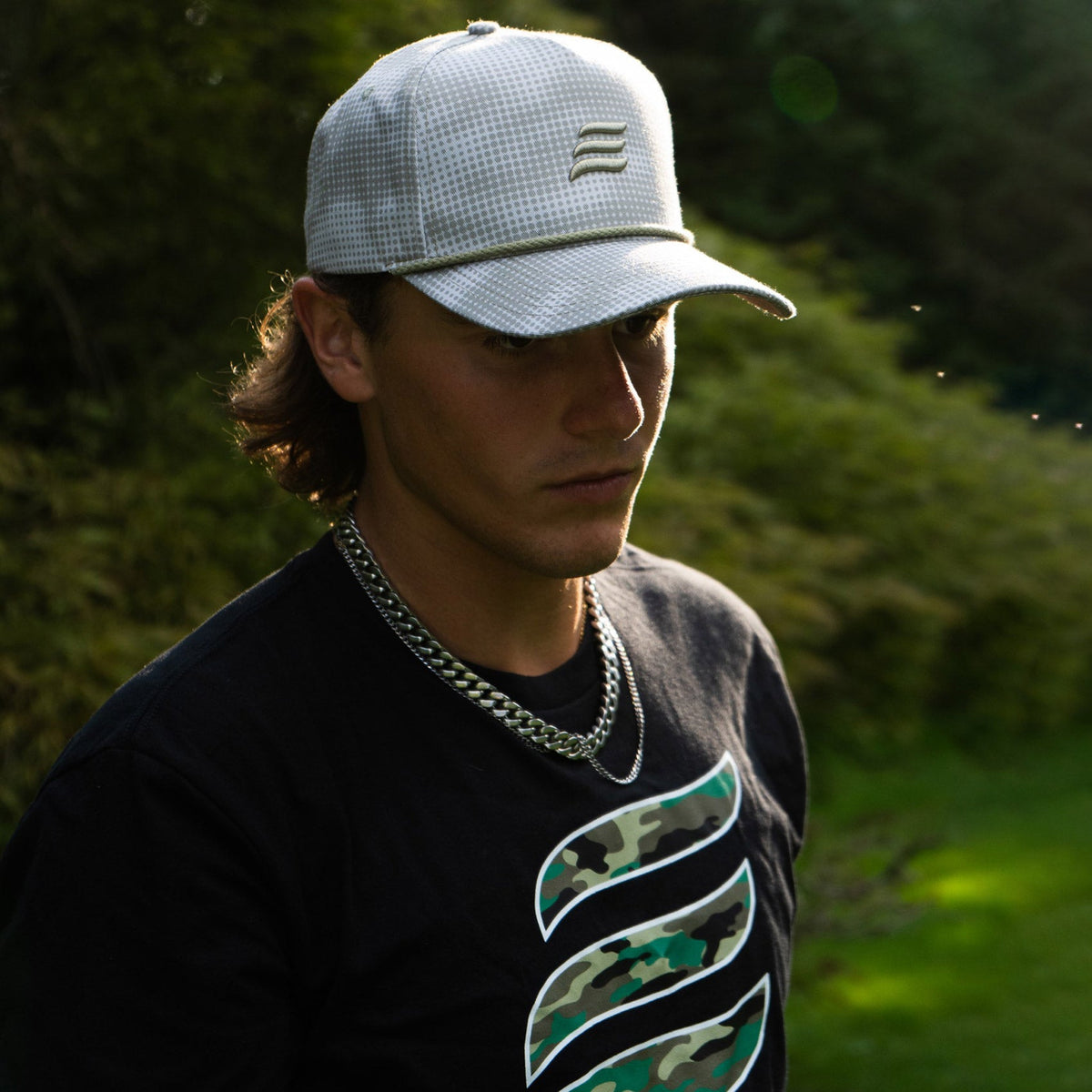Camo E Logo Tee