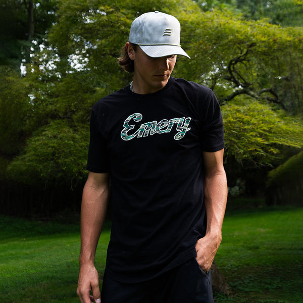 Emery Script Long Body Tee