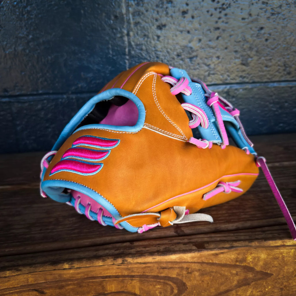 Emery Summit Pro 1417 Infield Glove - Tan / Blue