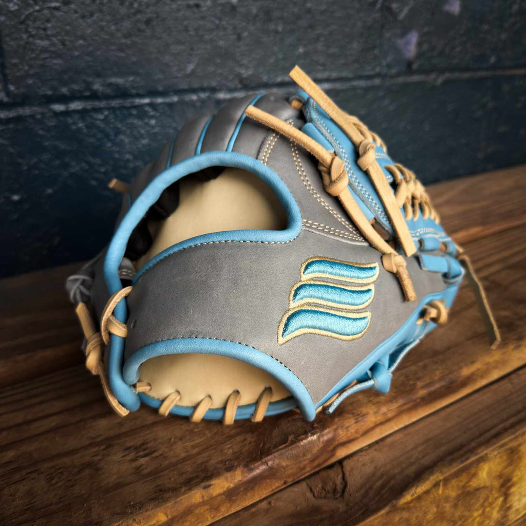 Emery Summit ELS19 Pitcher’s Glove – Grey / Carolina Blue