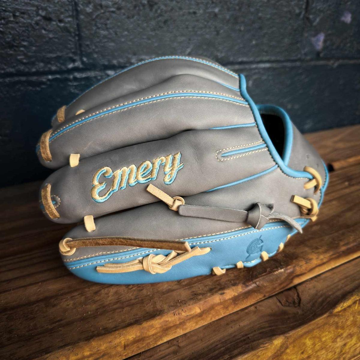 Emery Summit 1417 Infield Glove - Grey / Carolina Blue