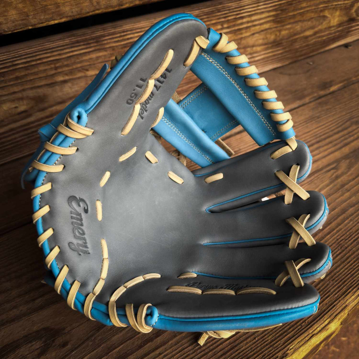 Emery Summit 1417 Infield Glove - Grey / Carolina Blue