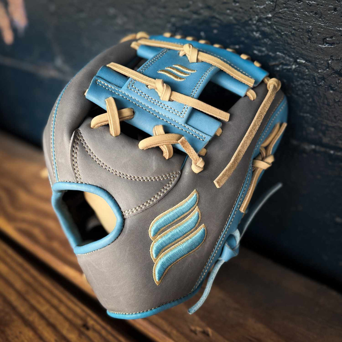 Emery Summit 1417 Infield Glove - Grey / Carolina Blue