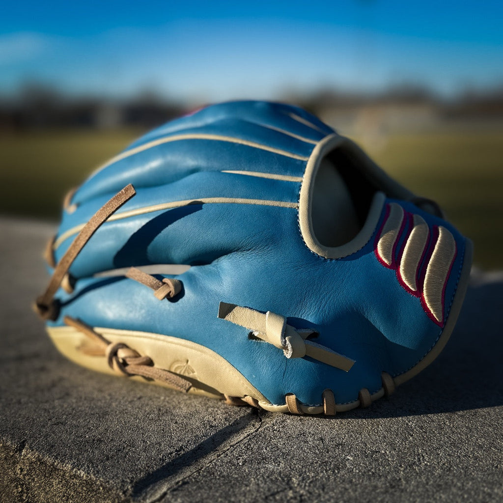Emery 7107Y Youth Glove - Blonde / Light Blue