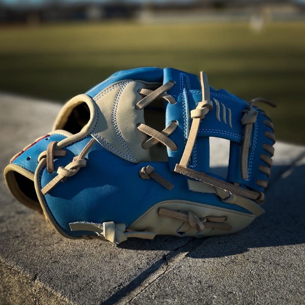 Emery 7107Y Youth Glove - Blonde / Light Blue