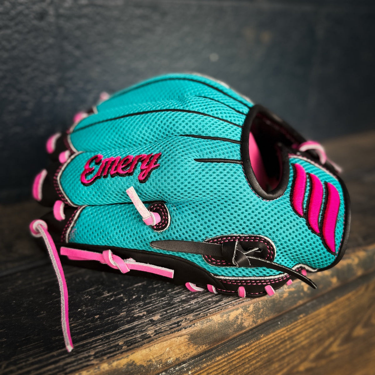 Emery 7107Y Youth Glove - Sky Blue AirMesh