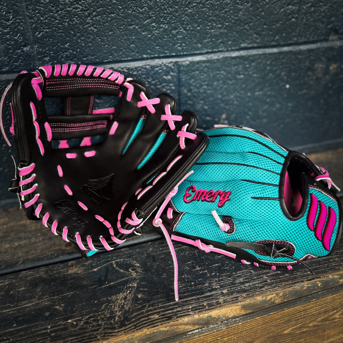 Emery 7107Y Youth Glove - Sky Blue AirMesh