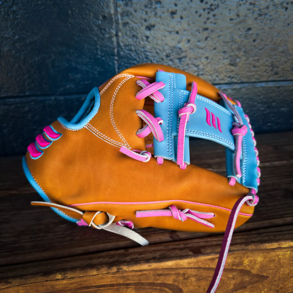 Emery Summit Pro 1417 Infield Glove - Tan / Blue