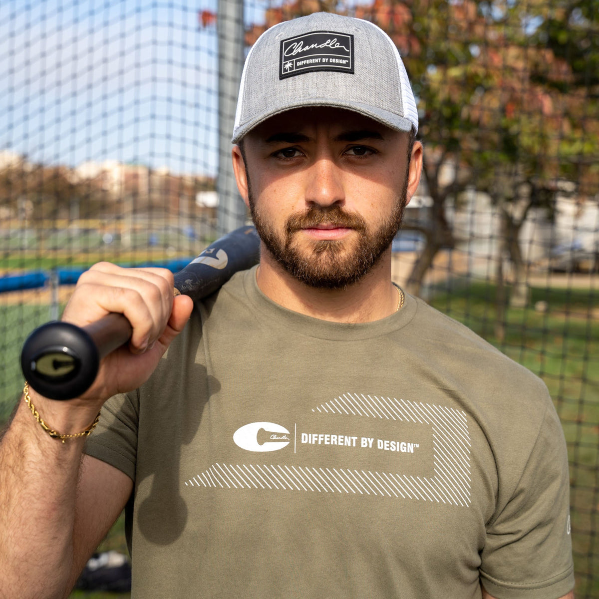 Chandler Military Green "Headline" Tee