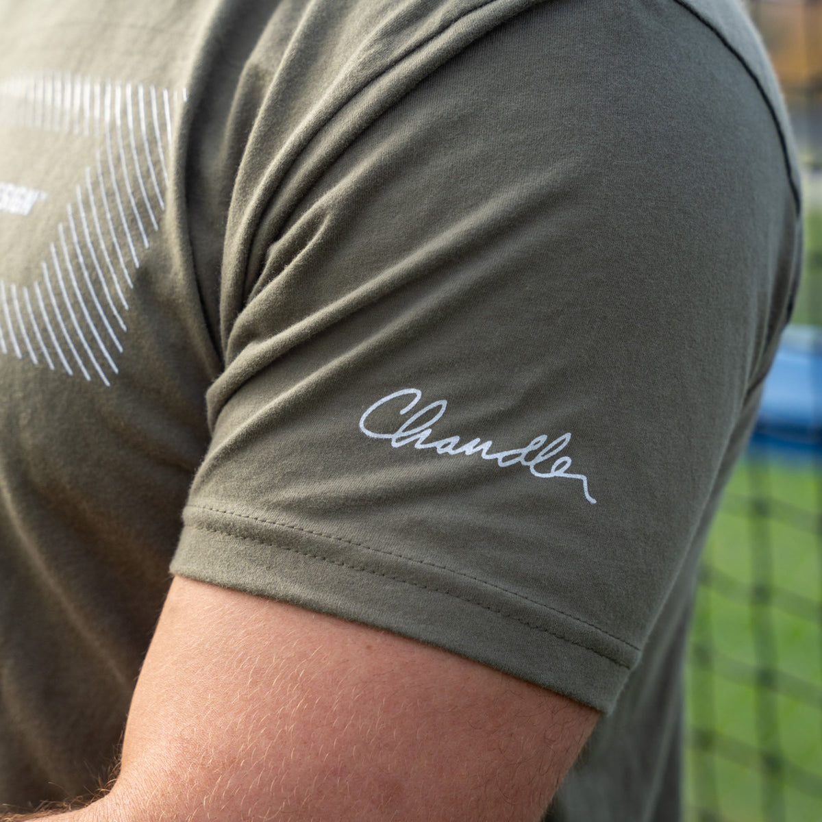 Chandler Military Green "Headline" Tee