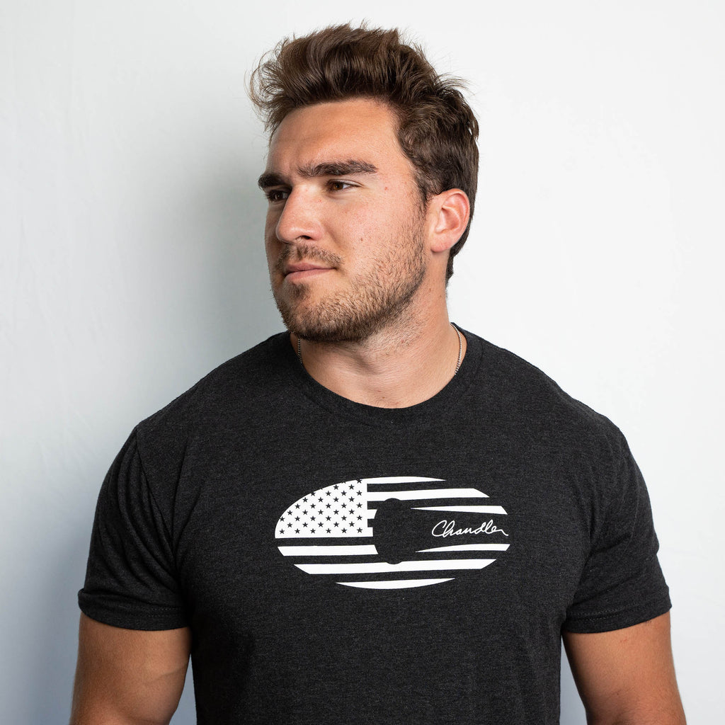 American Flag Logo Tee