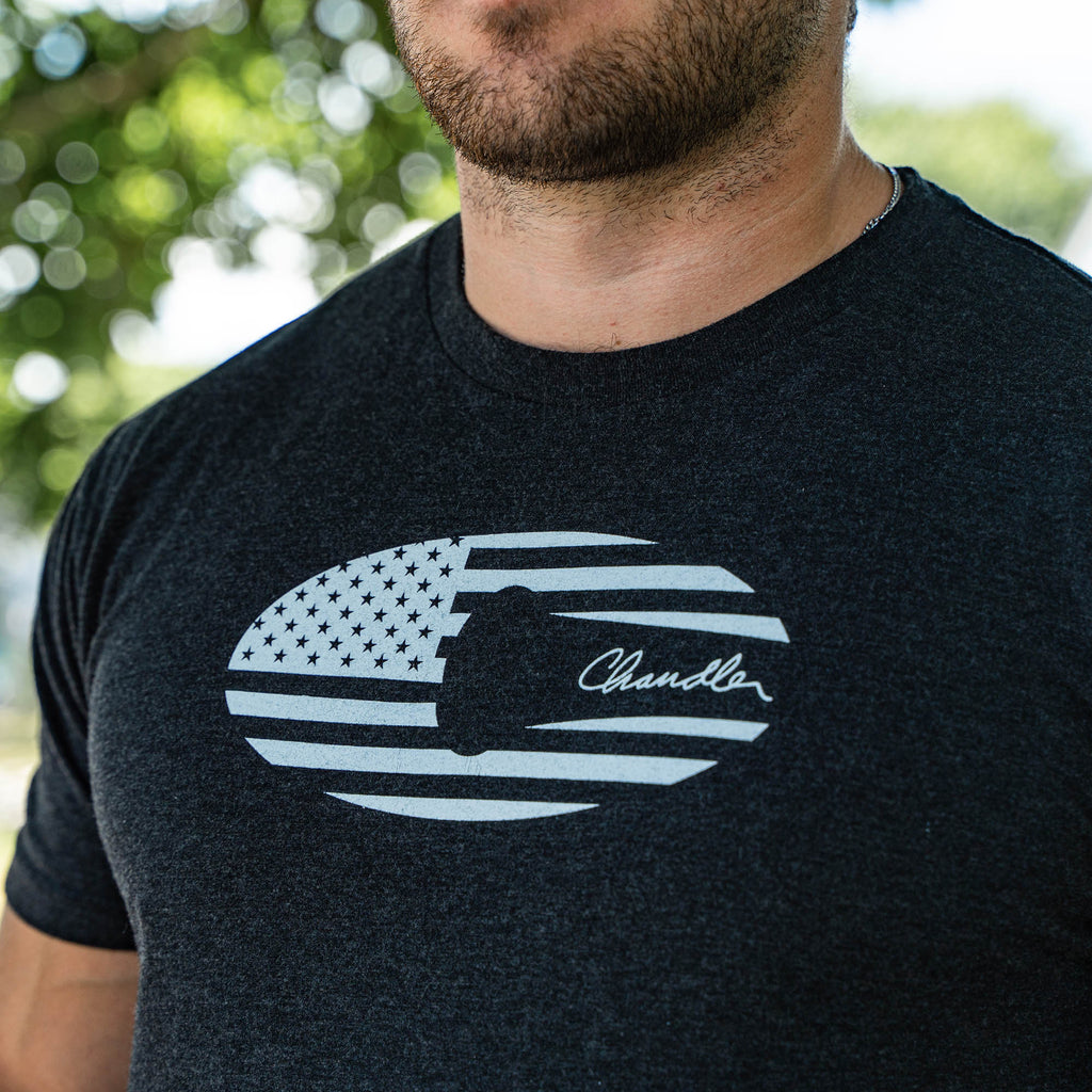 American Flag Logo Tee